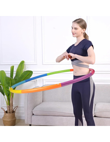 Aro de Ejercicio Ajustable Phobby HOOP V2 1kg Multicolor Aro de Ejercicio Ajustable Phobby HOOP V2 1kg Multicolor