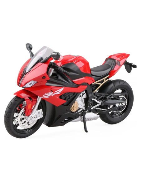 Motocicleta Die Cast COOLPUR S1000RR Escala 1:12 Roja Motocicleta Die Cast COOLPUR S1000RR Escala 1:12 Roja