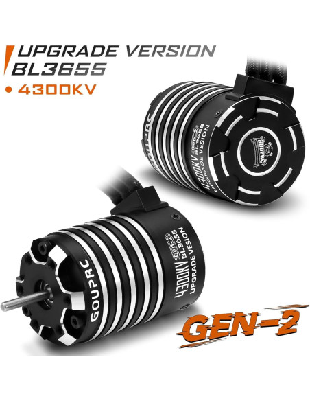 Motor sin escobillas GOUPRC BL3655 4300KV ESC 60A RC 1/10 1/12 Motor sin escobillas GOUPRC BL3655 4300KV ESC 60A RC 1/10 1/12