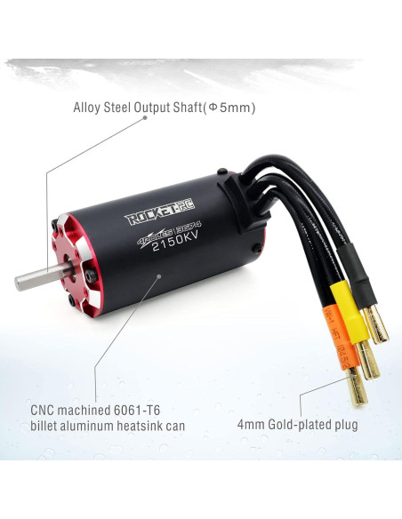 Motor Brushless Surpass Hobby 3674 2150KV para Coche RC 1/10 Motor Brushless Surpass Hobby 3674 2150KV para Coche RC 1/10