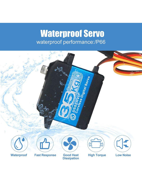 Servo Digital 35KG ANNIMOS 180 Impermeable Alta Velocidad Servo Digital 35KG ANNIMOS 180 Impermeable Alta Velocidad