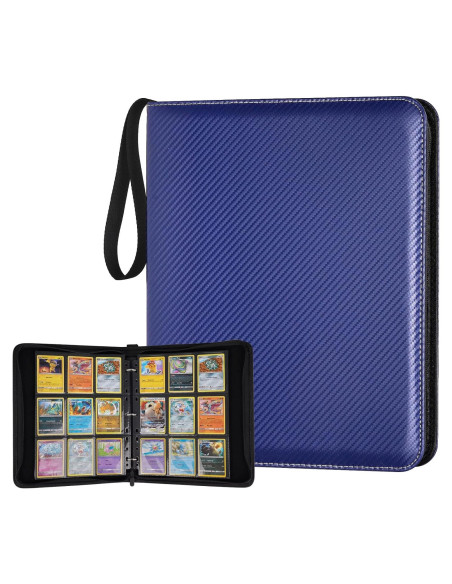 Carpeta de Tarjetas GERMUN TRADINGBINDER-003-1 720 Bolsillos Azul Carpeta de Tarjetas GERMUN TRADINGBINDER-003-1 720 Bolsillos Azul