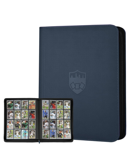 Carpeta de Tarjetas GERMUN 16 Bolsillos Azul Premium Carpeta de Tarjetas GERMUN 16 Bolsillos Azul Premium