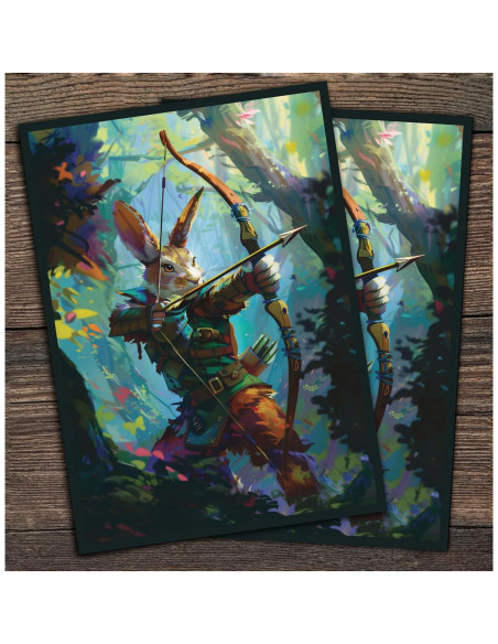 Mangas para Cartas Digital Sorcery Rabbit Archer 100 Unidades Mangas para Cartas Digital Sorcery Rabbit Archer 100 Unidades