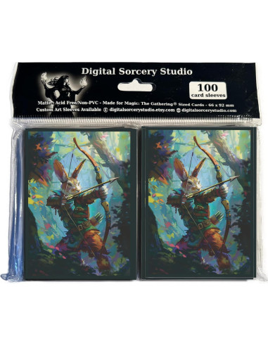 Mangas para Cartas Digital Sorcery Rabbit Archer 100 Unidades