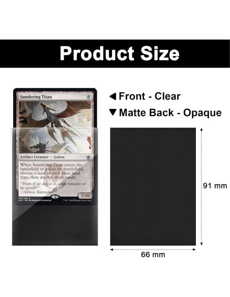 Mangas de cartas Fabmaker 200 Pack Azul Noche 66.5x91mm Mangas de cartas Fabmaker 200 Pack Azul Noche 66.5x91mm