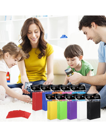 Fundas para Cartas Mlikero 1000 Unidades 66x91mm 10 Colores Fundas para Cartas Mlikero 1000 Unidades 66x91mm 10 Colores