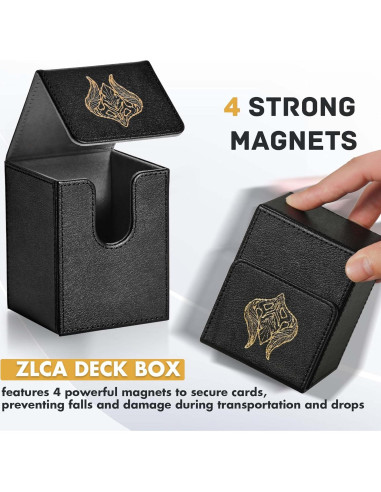 Caja de Barajas ZLCA con 2 Divisores para 100 Cartas