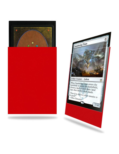Fundas de cartas Fabmaker Ruby 200 Pack 66.5x91mm Fundas de cartas Fabmaker Ruby 200 Pack 66.5x91mm