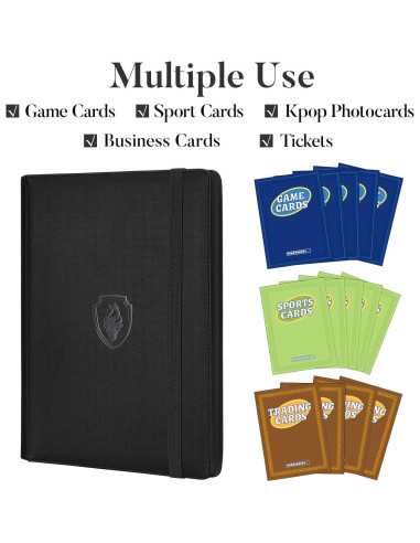Carpeta de Tarjetas Fabmaker 360 Bolsillos Verde Oscuro