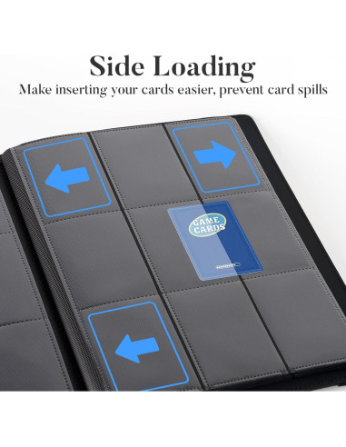 Carpeta de Cartas Fabmaker Rosa 360 Bolsillos Acolchada