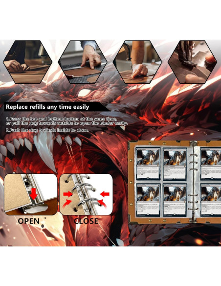 Carpeta de Cartas DDFE Durotan 4-Bolsillos 240 Cartas Carpeta de Cartas DDFE Durotan 4-Bolsillos 240 Cartas