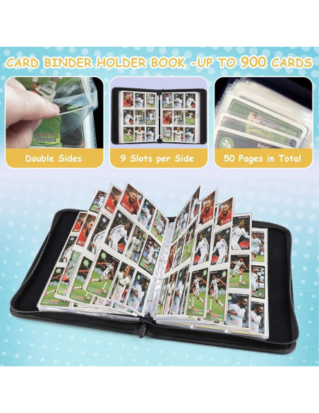 Carpeta de Tarjetas Foalgo 9 Bolsillos 720 Tarjetas Verde Carpeta de Tarjetas Foalgo 9 Bolsillos 720 Tarjetas Verde