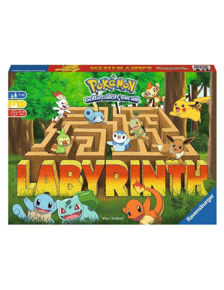 Laberinto Pokémon Ravensburger - Juego de mesa familiar Laberinto Pokémon Ravensburger - Juego de mesa familiar