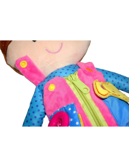 Muñeca de Peluche Educativa June Garden Belle 40 cm Muñeca de Peluche Educativa June Garden Belle 40 cm