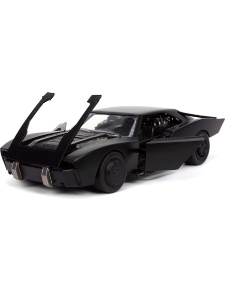 Batmóvil 1:24 Jada Toys con figura de Batman 7 cm Batmóvil 1:24 Jada Toys con figura de Batman 7 cm