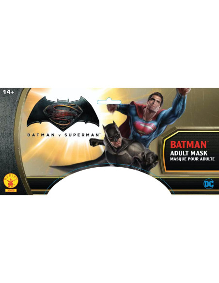 Máscara de Batman Rubies para Adultos Vinilo Tamaño Único Máscara de Batman Rubies para Adultos Vinilo Tamaño Único