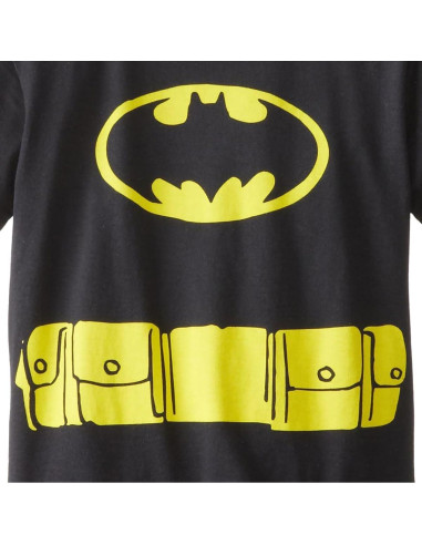 Camiseta disfraz Batman con capa azul para niños 2T