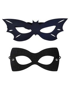 Máscaras de Murciélago y Superhéroe Halloween 2 PCS