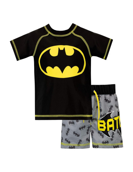 Conjunto de baño Batman DC Comics 2 piezas niños 8 Negro Conjunto de baño Batman DC Comics 2 piezas niños 8 Negro