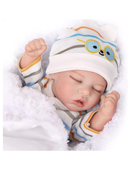 Muñeca de bebé renacido CARANOVO 30 cm realista Muñeca de bebé renacido CARANOVO 30 cm realista