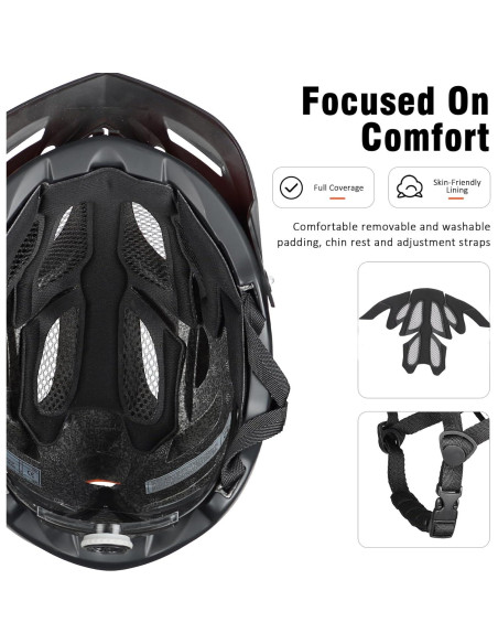 Casco de Bicicleta Bosoar GH-17 Naranja Ajustable 55-61 cm Casco de Bicicleta Bosoar GH-17 Naranja Ajustable 55-61 cm