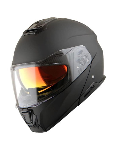 Casco Modular Martian HG362 Negro Mate para Motocicleta