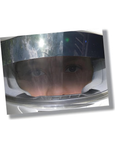 Bloqueador Solar para Casco Universal - 100% UV - Fácil Instalación 2