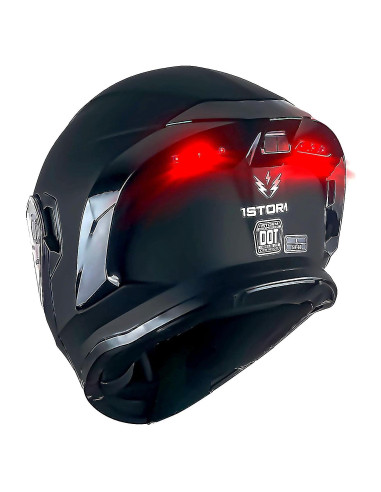 Casco Modular 1Storm LED-X90 Negro Mate XL Doble Visera