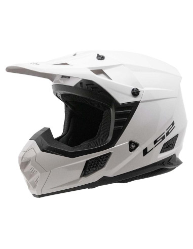 Casco LS2 Coz Full Face MX Motocicleta Blanco Grande