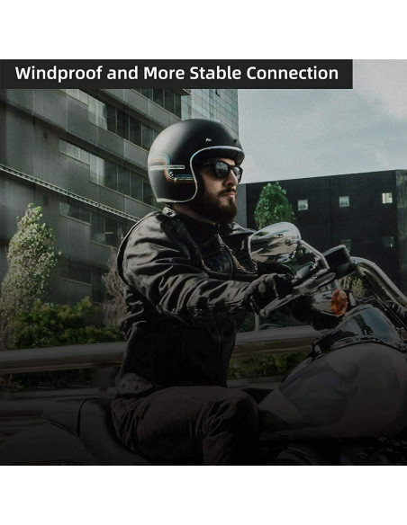 Auricular Bluetooth JZAQ BT30 para Casco de Motocicleta Auricular Bluetooth JZAQ BT30 para Casco de Motocicleta