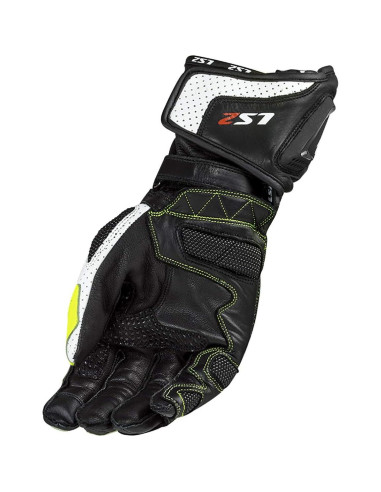 Guante LS2 Swift Motocross Negro Amarillo Mediano