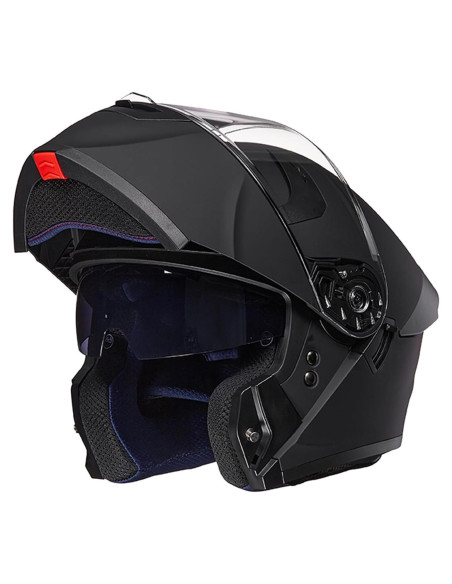 Casco Modular ILM WS206 Negro Mate Mediano Doble Visor Casco Modular ILM WS206 Negro Mate Mediano Doble Visor