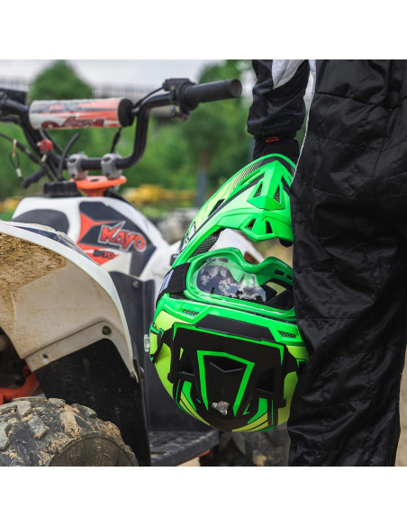 Casco ILM H613 para Niños Motocross + Guantes y Gafas Casco ILM H613 para Niños Motocross + Guantes y Gafas
