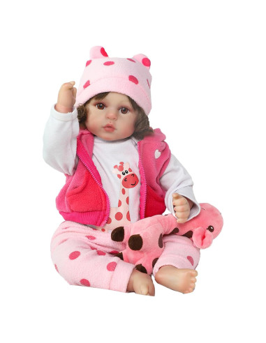 Muñeca Reborn Kaydora 45.72 cm niña con accesorios