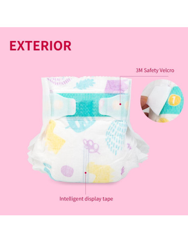 Paquete de 6 Pañales Reutilizables para Muñecas Reborn 43-56 cm