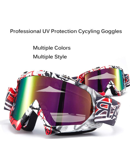 Gafas de Motocross June Sports KG003-QL036 UV400 Anti-Rasguños Gafas de Motocross June Sports KG003-QL036 UV400 Anti-Rasguños