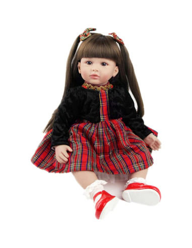 Muñeca Reborn Niña 60 cm ZIYIUI Realista con Accesorios