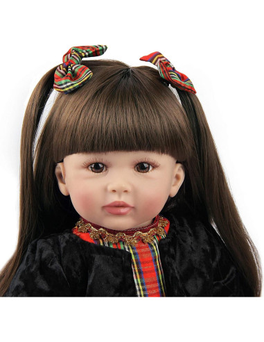 Muñeca Reborn Niña 60 cm ZIYIUI Realista con Accesorios