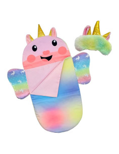 Juego de bolsa de dormir para muñecas 18" Ferberbears unicornio