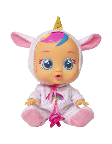 Muñeca Cry Babies Dreamy Unicornio 30 cm con Pijamas Brillantes Muñeca Cry Babies Dreamy Unicornio 30 cm con Pijamas Brillantes