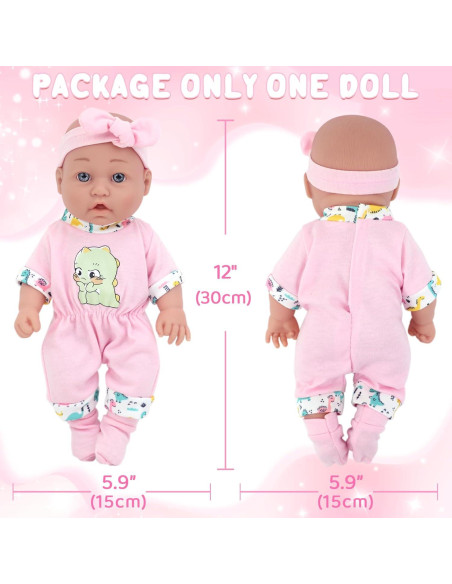 Muñeca de Bebé UNICORN ELEMENT 30 cm con Ropa y Accesorios Muñeca de Bebé UNICORN ELEMENT 30 cm con Ropa y Accesorios