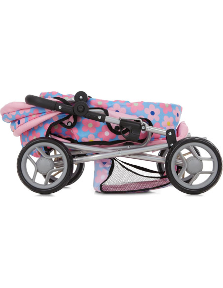 Cochecito 3 en 1 para Muñecas Dolls To Play Azul 63,5 cm Cochecito 3 en 1 para Muñecas Dolls To Play Azul 63,5 cm