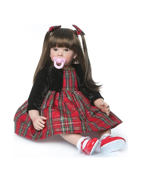 Muñeca Reborn iCradle 60 cm Niña Silicona Realista Muñeca Reborn iCradle 60 cm Niña Silicona Realista