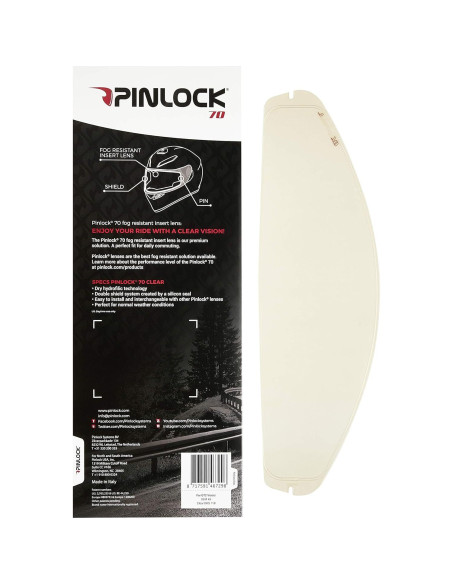 Lente Pinlock AGV para Casco K1 K3 K5 Antivaho Lente Pinlock AGV para Casco K1 K3 K5 Antivaho