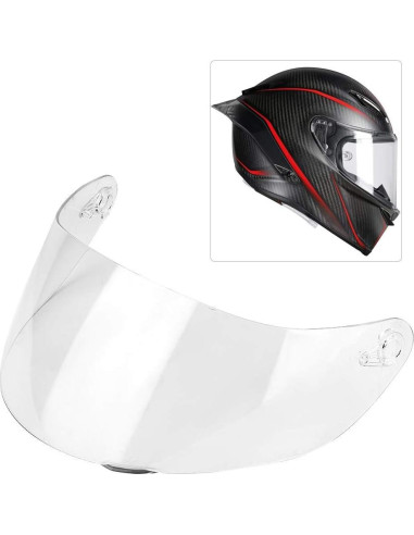 Visera para Casco de Motocicleta Tomotato K1 K3 SV K5 Transparente