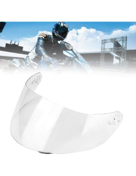 Visera para Casco de Motocicleta Tomotato K1 K3 SV K5 Transparente Visera para Casco de Motocicleta Tomotato K1 K3 SV K5 Transparente