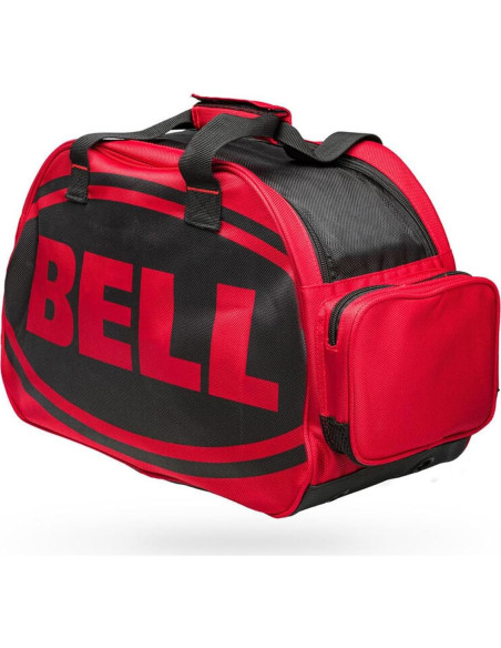 Bolsa de Casco Bell 8043613 Roja con Cremallera 2 Compartimentos Bolsa de Casco Bell 8043613 Roja con Cremallera 2 Compartimentos