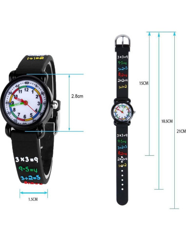 Reloj para Niños MICO 3D Cartoon Resistente al Agua - Unisex