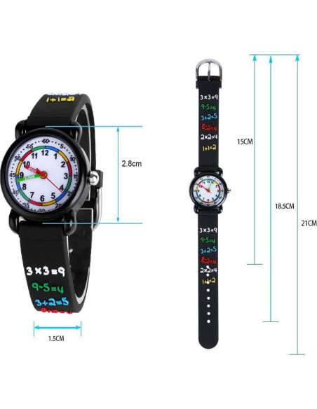 Reloj para Niños MICO 3D Cartoon Resistente al Agua - Unisex Reloj para Niños MICO 3D Cartoon Resistente al Agua - Unisex